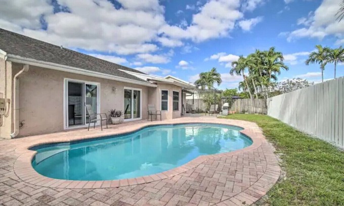 Lauderhill House | 3BR Home w/Private Pool near Sawgrass Mills Mall