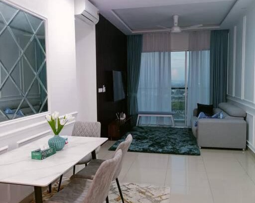 Shah Alam Apartment | 3R2B Comfy Home & Nice View Bukit Rimau, 5-6pax