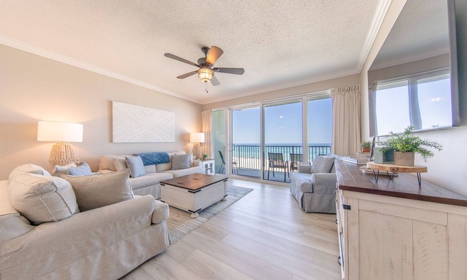 Panama City Beach Condo | 3RD FLOOR 1BR + BUNKS SLEEPS 6.