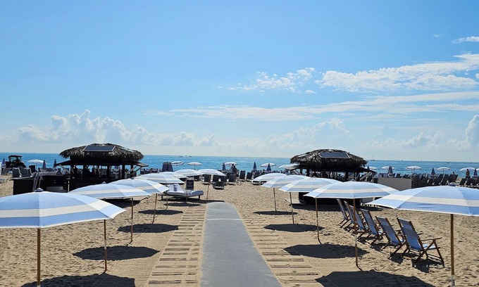 Central Beach Resort | 4,000+ sq ft beachfront residence + PRIVATE BEACH Resort & Spa by Marriott.