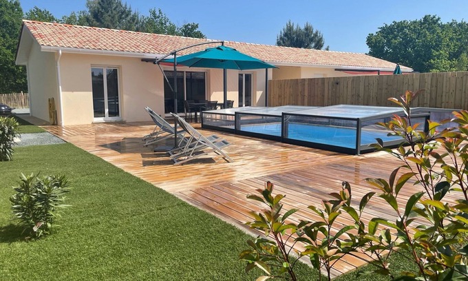 Grayan-Et-L'Hopital House | 4-bed house with heated and covered swimming pool (Maison Océan)