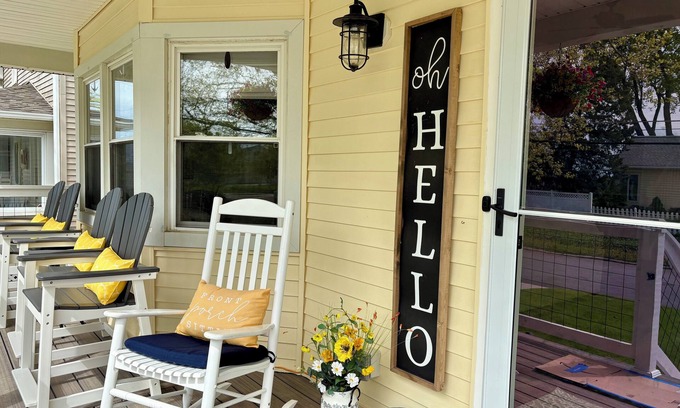 Painesville House | 4 bedroom Dog Friendly Lake house, in charming beach town of Fairport Harbor