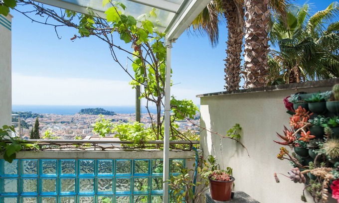 Saint-Roch Villa | 4-bedroom villa - splendid view of Nice