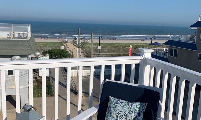 Sea Isle City Condo | 4 Br, 2 Ba Penthouse Condo with Ocean View- Beach Block- Heart of Sea Isle City