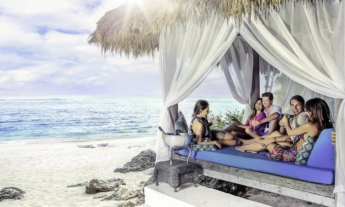 Jimbaran Bay Villa | 4-BR Villa has a private pool, full kitchen facilities and a living room.