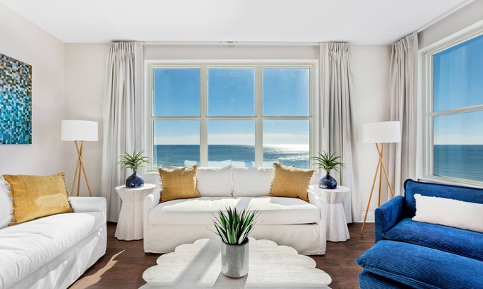Panama City Beach Condo | 4 Complimentary Beach Chairs! Aqua 701 Oceanfront-3 Balconies! Sleeps 8+Clean