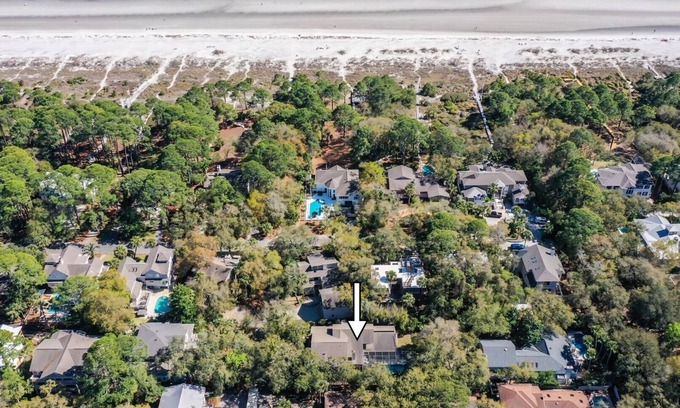 Hilton Head Island House | 4 Firethorn Way - 6 Bedroom, 3rd Row, South Forest Beach Home