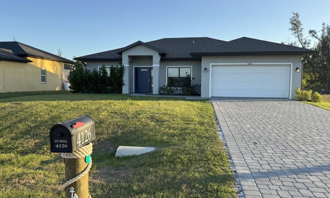 Burnt Store House | 4 King Bedroom Home with Large TVs in All Rooms - Brand New Home!