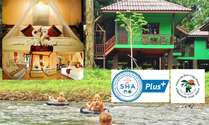 Khlong Sok Cabin | 40 m² Lodge ∙ 4 guests