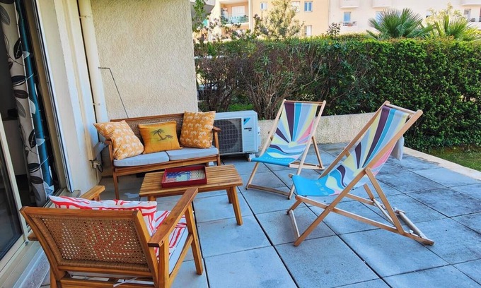 Saint-Raphael Apartment | 45m2 with garden in Saint-Raphaël