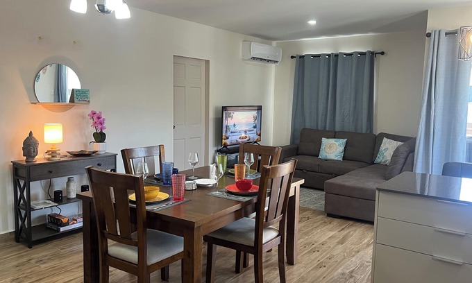 Buccoo Condo | 4B Holiday Haven-Charming 2-Bedroom Condo Fully Furnished With All Amenities.