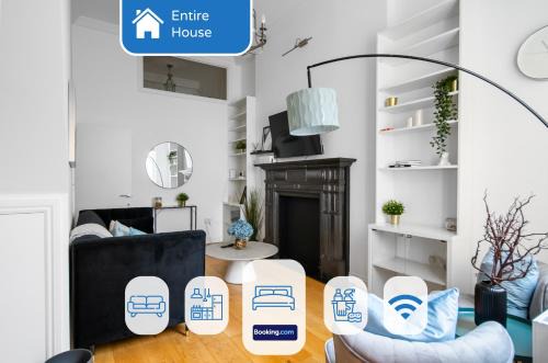 Fitzrovia House | 4BR 2BA House By LiveStay Short Lets & Serviced Accommodation London Near Oxford Circus With 2 Private Patios