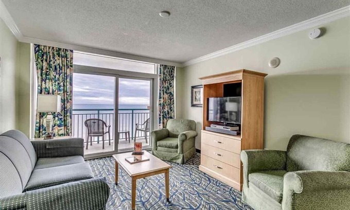 Myrtle Beach Condo | 4BR/3BA Oceanfront, large balcony, many amenities,