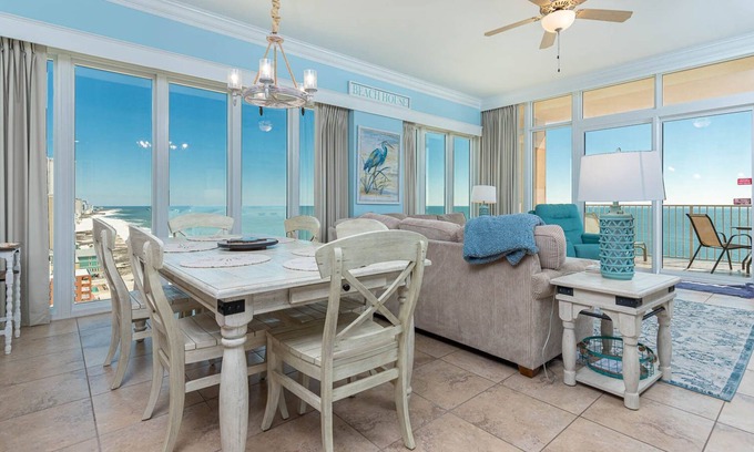 Gulf Shores Condo | 4BR 3BA! ~ Phoenix Gulf Shores! ~ 14th Floor ~ Zero-Entry Pool