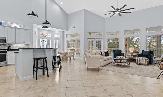 Sandestin Condo | 4BR Beach Villa with TWO GOLF CARTS! Screened Balcony. Near Pool & Beach Tram