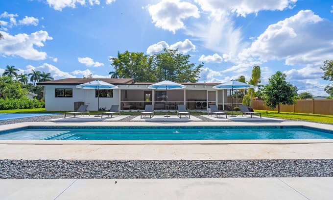 Golden Glades House | 4BR Biscayne River Home with Pool & Pickleball Fun