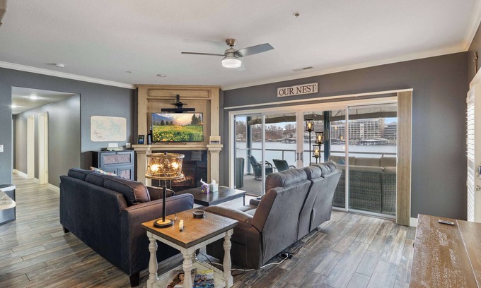 Lake Ozark Condo | 4BR Lakefront | Sleeps 13 | Pool, Hot Tub + Views
