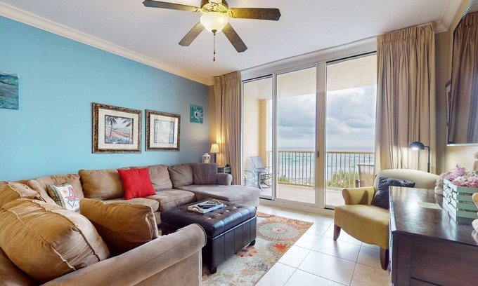 Fort Walton Beach Condo | 4th-Floor Azure Condo w/Free WiFi, Beach Service, Gulf View, Shared Pool/Hot Tub