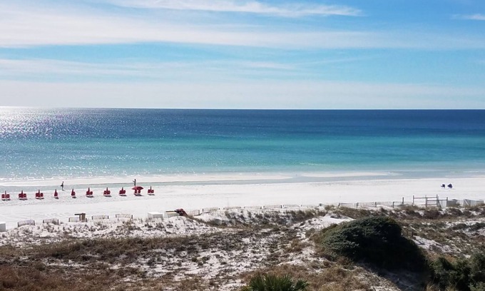 Sandestin Condo | 4th Nt FREE! Stay thru Feb. 28! Beachfront Studio, Full Kitchen, Pool, Tram.