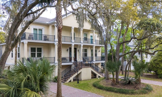 North Forest Beach House | 4th Row, Close to Beach and Coligny, 2 Masters, Private Pool/Hot Tub