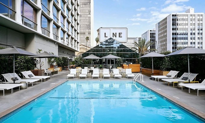 Wilshire Center Hotel | 4x Double Rooms at The LINE Hotel Los Angeles, Pet-friendly Property w/Pool!