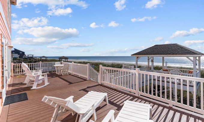 Oak Island House | 5 Bedroom Oceanfront home with private pool!