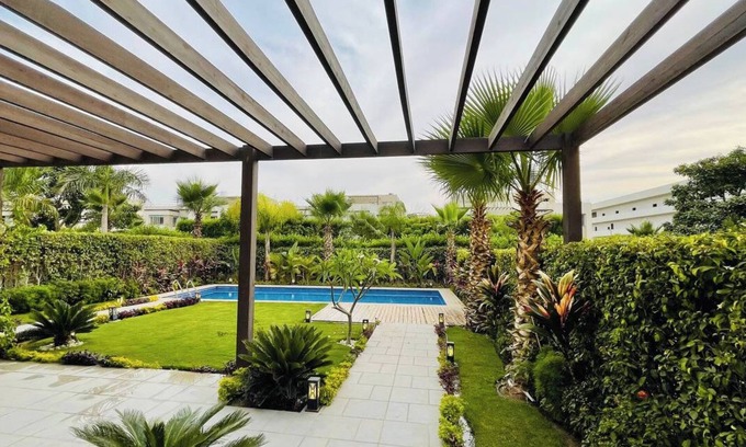 6th of October City Villa | 5-bedroom villa with private pool & garden in palm valley-6th october