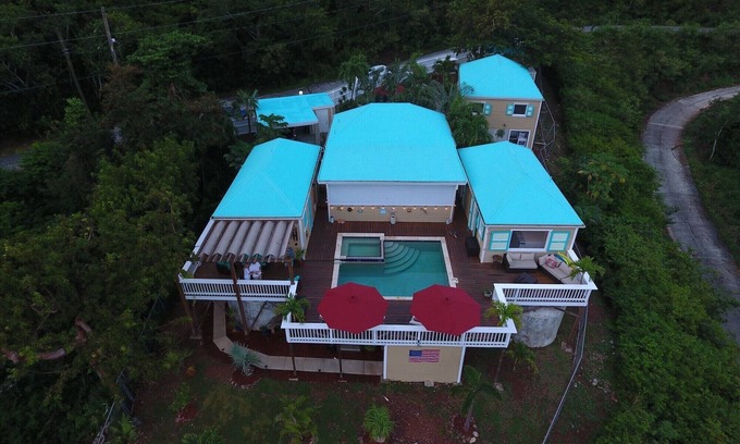 Estate Frenchman Bay Villa | 5 bedroom Villa, Pool side Villa, and De Bunk house with Pool, Sleeps 1-8