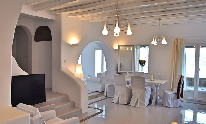 Mykonos Villa | 5*Dream Vacations Villa With Private Villa with View to Infinite Blue