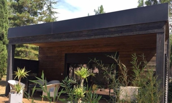 Bedarieux House | 5 Nice spacious chalet 2/3 p quiet - air conditioning swimming pool