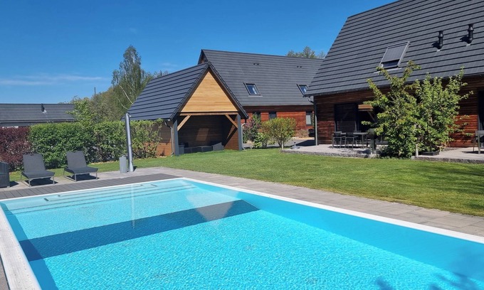 Burg-Dorf House | 5-star vacation home complex with pool and sauna in Burg-Spreewald