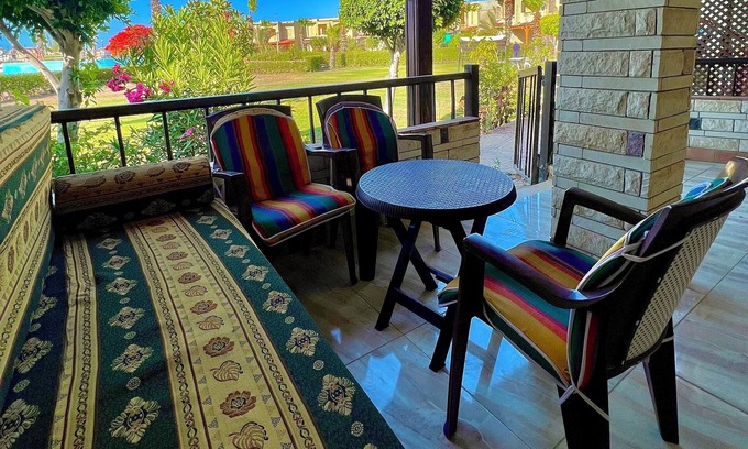 Al-Hammam Apartment | 50% Off. Ground floor with pool view. BOOK now>