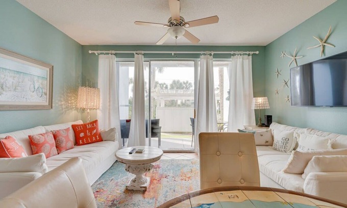 Gulf Place Condo | 500 Ft from Beach! 3 Pools (1 Seasonally Heated)! Ground Floor Condo! ~ Cabana 1