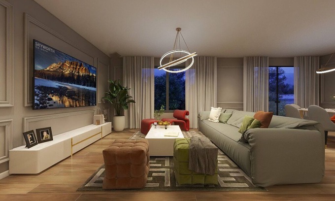Enterprise Villa | 57-Luxurious 5-room 6-king bed single-family holiday villa