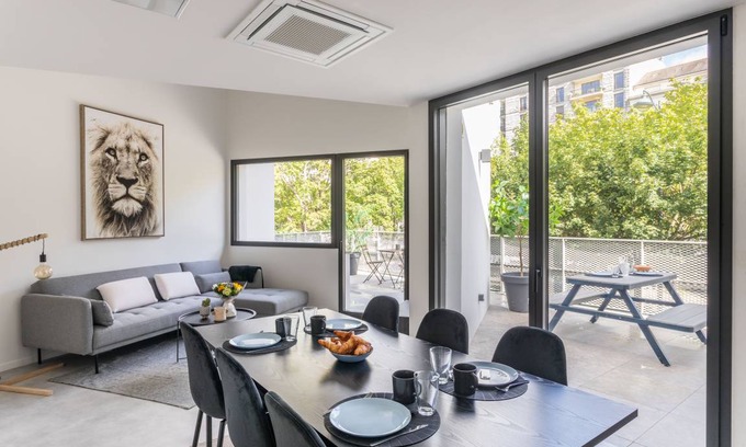 Saint-Helier Apartment | 57 m² Apartment ∙ 2 bedrooms ∙ 4 guests