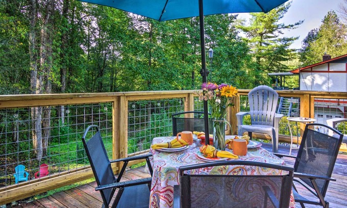 Hendersonville Cottage | 57 m² Cabin ∙ 2 bedrooms ∙ 5 guests