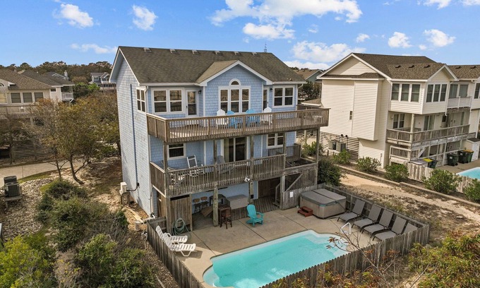Ocean Hill House | 6 Bedroom Corolla home with private pool