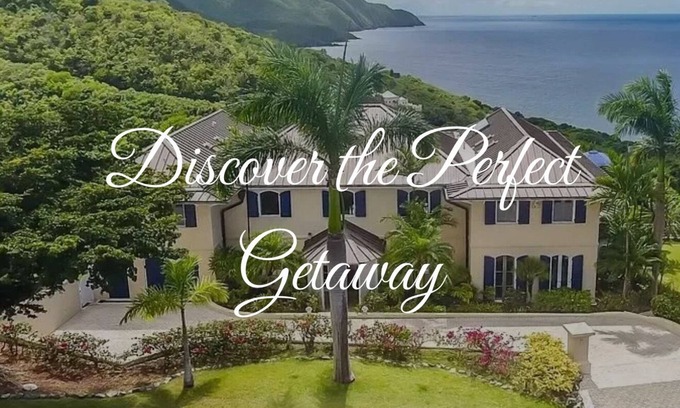 Estate Concordia East House | 6 Beds 8 Bath Luxury St Croix Home Gorgeous View of Caribbean Sea to Rain Forest