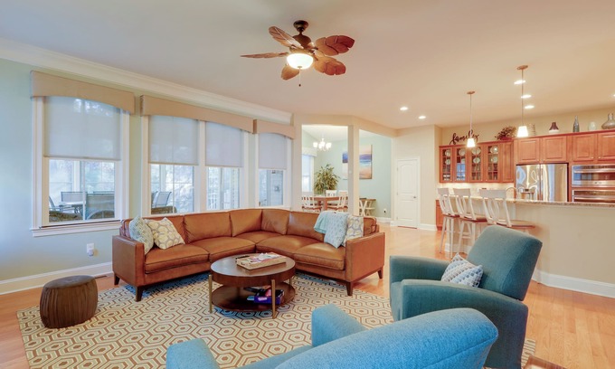 Ocean View House | 6 Mi to Bethany Beach: Family Home w/BBQ & Yard