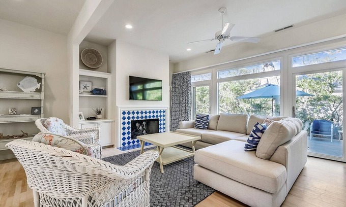 Oceanside House | 6 Ruddy Turnstone - Private Sea Pines Home with Pool | Short Walk to the Beach!