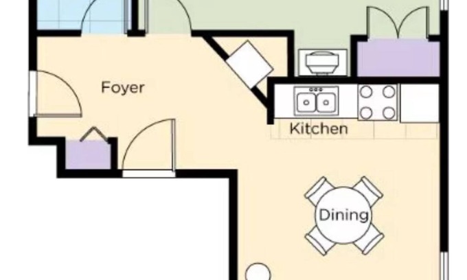 Old Town West Condo | 600 sq ft 1-bedroom condo in Old Town Alexandria. Perfect for the Inauguration!