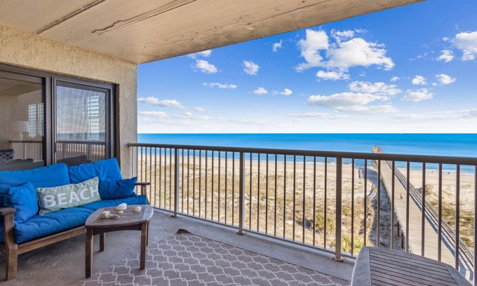 Fernandina Beach Condo | 669 Amelia by the Sea |Oceanfront 3BR 2BA with Private Pier, Sixth Floor Beauty- 3 Bedroom Oceanfro
