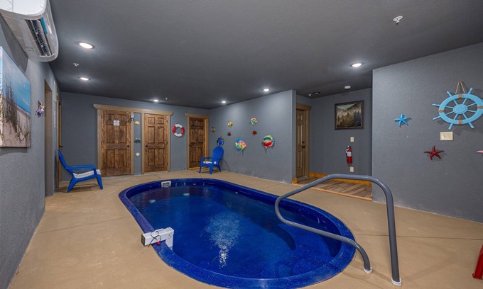 Gatlinburg Cabin | 6BR, indoor pool, game rooms, hot tub.