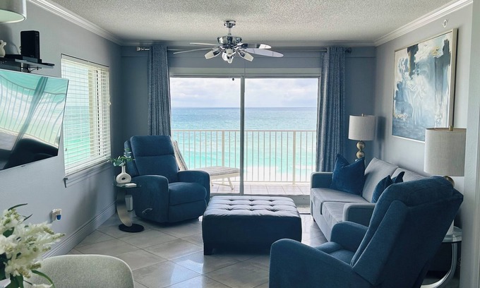 Fort Walton Beach Condo | 6th Floor Gulf Front Corner Unit Free Beach Service