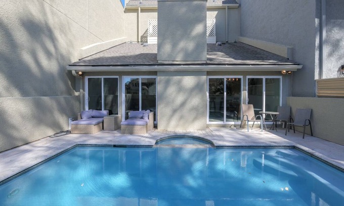 Sea Pines House | 7 Genoa: Harbour Town Home! Rooftop Deck, Pool, Free Bikes, Dog Friendly