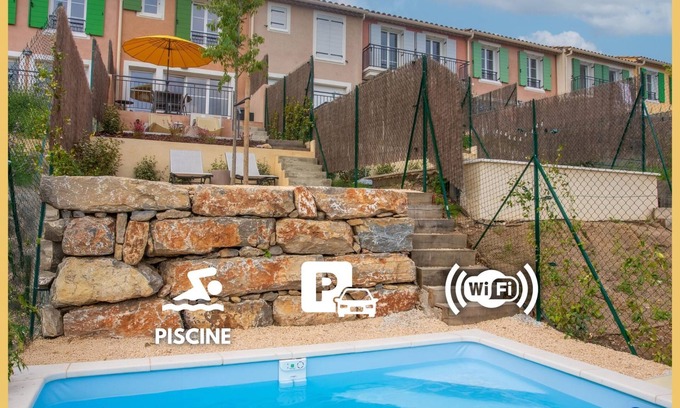La Garde-Freinet Apartment | 70m² | Swimming pool | Parking | Wifi | Climate