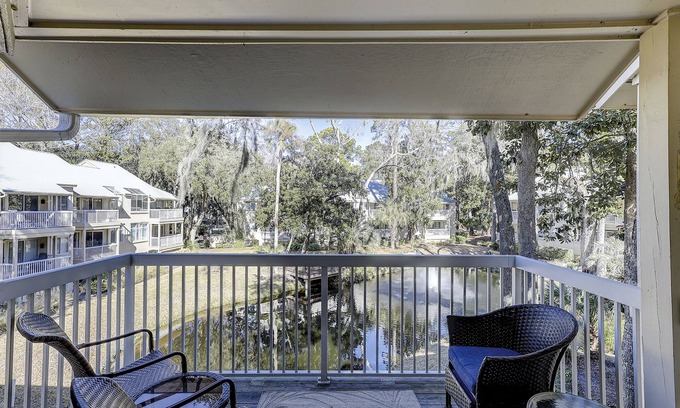 Palmetto Dunes Condo | 712 Barrington Park - Lagoon view villa in an Oceanfront Complex.