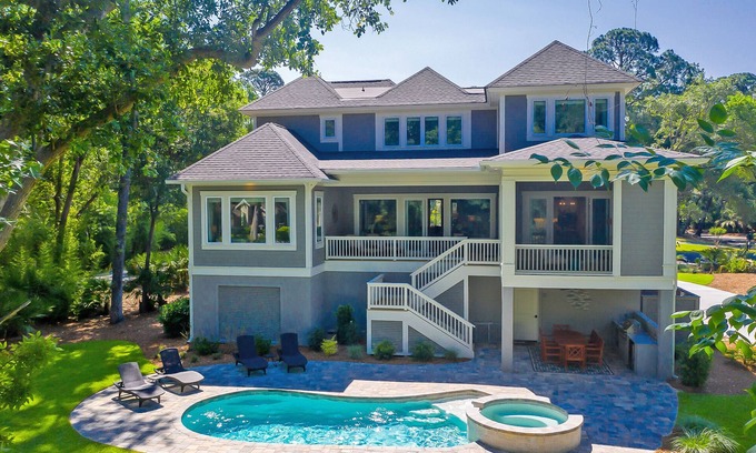 Palmetto Dunes House | 79 Mooring Buoy- Beautiful home & Only a 3 Minute(180 yard)Walk to the Beach!