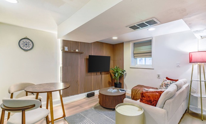 Landover Hills Apartment | 7even Clouds Éclair: Cozy basement nest near NE DC