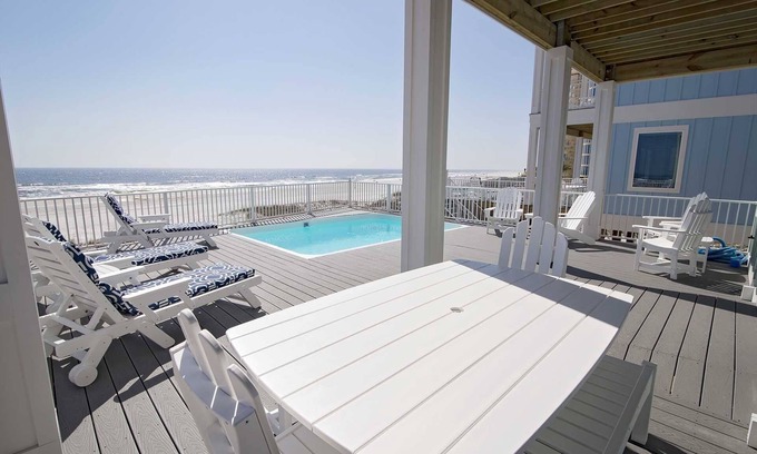 Orange Beach House | 8 BR ~ Elevator ~ Sleeps 28 ~ Heated pool! ~ Orange Beach House East